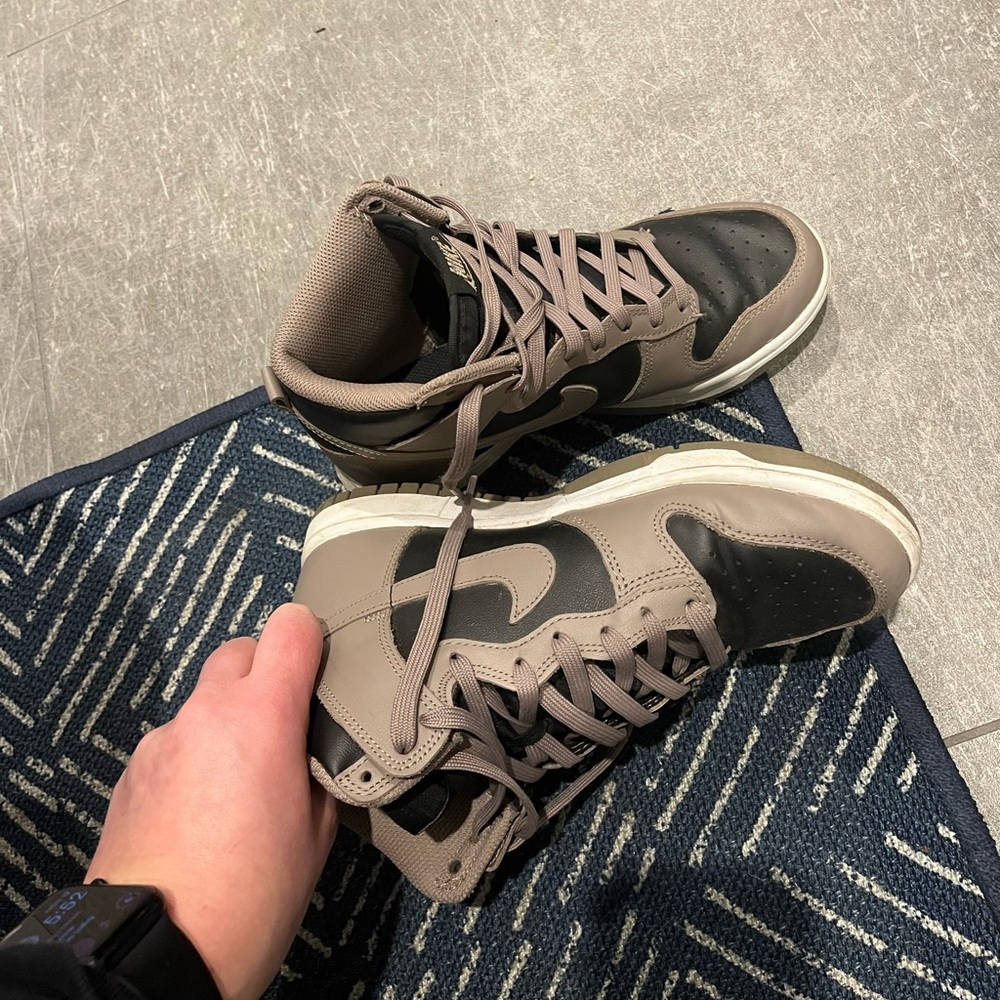 Nike dunk high, moon fossil